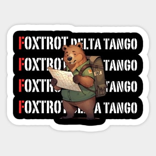 Foxtrot-Delta-Tango Sticker